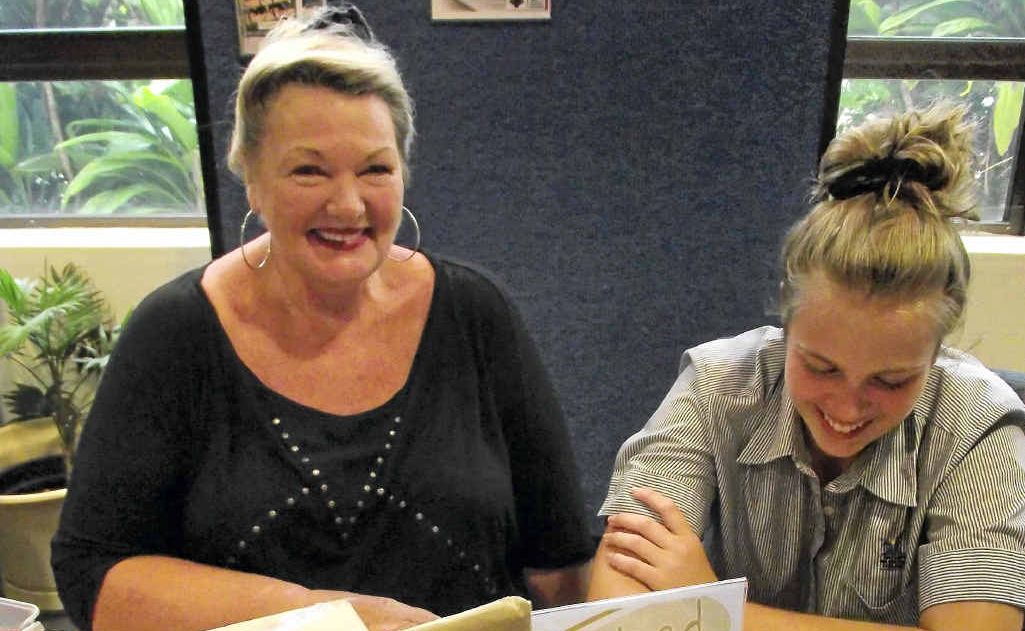 Sandra Fox-Spencer and Katrina Johnstone fill out a survey form at the Gympie Library. The survey will help shape an education centre to be housed at the Gympie Gold Mining and Historical Museum. Sandra Fox-Spencer and Katrina Johnstone fill out a survey form at the Gympie Library. The survey will help shape an education centre to be housed at the Gympie Gold Mining and Historical Museum.